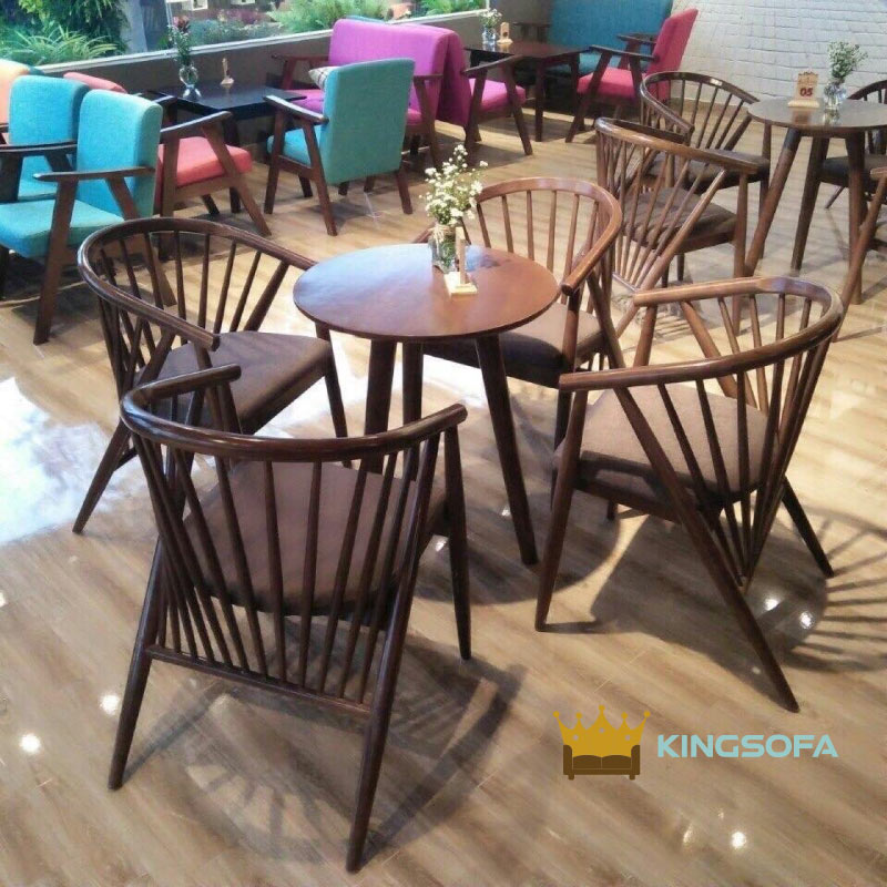 Ghe Sofa Cafe Go Nan Tien King Sofa KS GF 13040 5