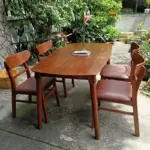 Bàn Ăn Mango KingSofa KS-BA002 (Khung bàn gỗ cao su, mặt bàn gỗ cao su/ Đá Marble)