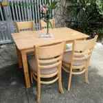 Bộ Bàn Ăn Cabin KingSofa KS-BA003-01 (Gỗ cao su/1m2/1m4/1m6/1m8) - Ảnh 10