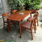 Bộ Bàn Ăn Mango Gỗ Cao Su KS-BA-13081 (Bàn Mango/ Ghế Mango) - Ảnh 5