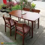 Bộ Bàn Ăn Mango Gỗ Cao Su KS-BA-13081 (Bàn Mango/ Ghế Mango) - Ảnh 3