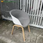 Ghế Hay Bọc Nhung Nỉ Chân Sắt Giả Gỗ GH-CF016A - Ảnh 16