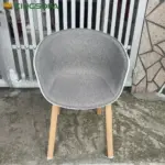 Ghế Hay Bọc Nhung Nỉ Chân Sắt Giả Gỗ GH-CF016A - Ảnh 9