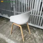 Ghế Hay Bọc Nhung Nỉ Chân Sắt Giả Gỗ GH-CF016A - Ảnh 13