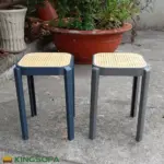 Ghế Đôn Mặt Nhựa Giả Mây CF030A - Ảnh 11