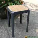 Ghế Đôn Mặt Nhựa Giả Mây CF030A - Ảnh 7