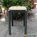 Ghế Đôn Mặt Nhựa Giả Mây CF030A - Ảnh 8