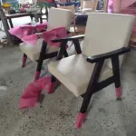 Bộ Sofa Cafe gỗ KingSofa KS-SF-13001B (Sofa phòng khách/ Sofa cafe/ Bàn trà gỗ 2 tầng) - Ảnh 11