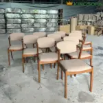 Ghế Kai Gỗ ASH Lưng Tựa Bọc Nệm Kingsofa KS-DL-018 (Ghế Cafe/ Ghế Ăn) - Ảnh 11