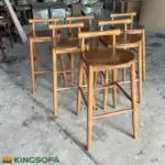 Ghế Bar Gỗ Cao Su Kingsofa KS-DL-BAR02 (Ghế Cafe/ Ghế Quầy Bar) - Ảnh 9