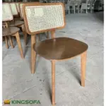 Ghế COSEC Gỗ Ash Tựa Mây KingSofa KS-SK-0075 - Ảnh 6