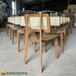 Ghế COSEC Gỗ Ash Tựa Mây KingSofa KS-SK-0075 - Ảnh 8