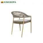 Ghế Cafe Sắt Đan Dây KingSofa KS-TH-015 (Có Nệm/ Không Nệm) - Ảnh 6