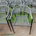 Ghế Cafe Sắt Đan Dây KingSofa KS-TH-015 (Có Nệm/ Không Nệm) - Ảnh 2