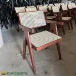 Ghế V-LEG Gỗ Tự Nhiên Tựa Mây KingSofa KS-SK-0076 (Gỗ Cao Su/ Gỗ Ash) - Ảnh 7