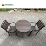 Bộ Bàn Ghế Cafe Sân Vườn Nhôm Đúc Nhập Khẩu KS-BN026A-SV021 (Bộ 4 ghế ) - Ảnh 3