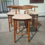 Ghế Bar Gỗ Bọc Nệm Kingsofa KS-DL-BAR04 - Ảnh 2