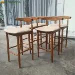 Ghế Bar Gỗ Bọc Nệm Kingsofa KS-DL-BAR04 - Ảnh 4