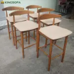 Ghế Bar Gỗ Bọc Nệm Kingsofa KS-DL-BAR04 - Ảnh 6