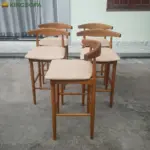 Ghế Bar Gỗ Bọc Nệm Kingsofa KS-DL-BAR04 - Ảnh 7