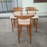 Ghế Bar Gỗ Bọc Nệm Kingsofa KS-DL-BAR04 - Ảnh 8