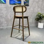 Ghế Bar Gỗ Cao Su CH303 Kingsofa KS-SK-BAR043 - Ảnh 2
