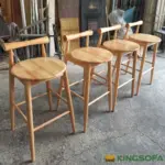 Ghế Bar Gỗ Cao Su Kingsofa KS-DL-BAR02 (Ghế Cafe/ Ghế Quầy Bar) - Ảnh 5
