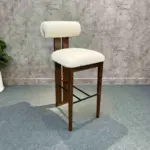 Ghế Bar Hippo Gỗ Tần Bì Đệm Ngồi Và Tựa Bọc Nệm Kingsofa KS-SK-BAR031