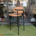 Ghế Bar Khung Sắt Mặt Nệm Tựa Lưng Kingsofa KS-SK-BAR038 - Ảnh 3