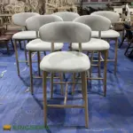 Ghế Bar Oleandro Gỗ Tần Bì Đệm Ngồi Và Tựa Bọc Nệm Kingsofa KS-SK-BAR039 - Ảnh 2