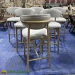 Ghế Bar Oleandro Gỗ Tần Bì Đệm Ngồi Và Tựa Bọc Nệm Kingsofa KS-SK-BAR039 - Ảnh 4