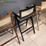 Ghế Bar V-LEG Gỗ Tần Bì Kingsofa KS-SK-BAR032 - Ảnh 4