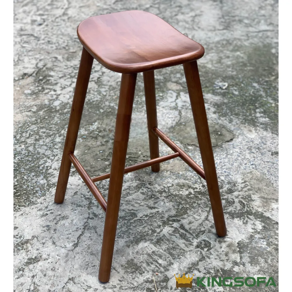 Ghế Bar Yên Ngựa Gỗ Cao Su Kingsofa KS-SK-BAR041 (Mặt Gỗ Mặt Nệm) (6) Ghe Bar Yen Ngua Go Cao Su Kingsofa KS SK BAR041 Mat Go Mat Nem 6