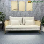 Ghế Sofa Headerfield Gỗ Tần Bì Lưng Mây Đệm Ngồi KingSofa KS-SK-0091 (1m6/ 1m8/ 2m) - Ảnh 4