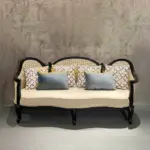 Ghế Sofa Marriott Gỗ Tần Bì Lưng Mây Đệm Ngồi KingSofa KS-SK-0097