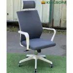 Ghế Công Thái Học Lưới Mặt Đệm Chân Sao Nâng Hạ KS-VP062AB (Có Tựa Đầu/ Không Tựa Đầu) - Ảnh 4