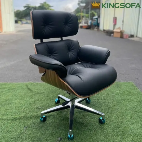 Ghế Giám Đốc Bọc Da Ốp Gỗ Cao Cấp KingSofa KS-GD035 (Có Đôn Không Đôn) (2) Ghế Giám Đốc Bọc Da Ốp Gỗ Cao Cấp KingSofa KS-GD035 (Có Đôn Không Đôn) (2)