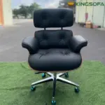 Ghế Giám Đốc Bọc Da Ốp Gỗ Cao Cấp KingSofa KS-GD035 (Có Đôn/ Không Đôn) - Ảnh 2