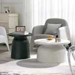 Bàn Trà Đôi Tròn Nhựa Đúc KS-HM-LH8056 (Bàn cafe/ Bàn Sofa) - Ảnh 2