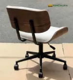 Ghế Xoay Văn Phòng Mặt Đệm Lưng Bọc Da Ốp Gỗ KingSofa KS-VP063 - Ảnh 4