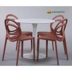 Ghế Nhựa Đúc Nguyên Khối Cao Cấp Bền Bỉ, Sang Trọng KS-HM-CIRCUS - Ảnh 4