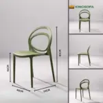 Ghế Nhựa Đúc Nguyên Khối Cao Cấp Bền Bỉ, Sang Trọng KS-HM-CIRCUS - Ảnh 5