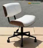 Ghế Xoay Văn Phòng Mặt Đệm Lưng Bọc Da Ốp Gỗ KingSofa KS-VP063 - Ảnh 2