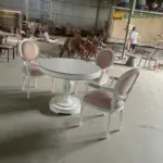 Bộ Bàn Ăn Tròn 6 Ghế Gỗ Tự Nhiên Sang Trọng Và Tinh Tế Kingsofa KS-BG-0009 - Ảnh 4