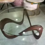 Bàn Trà Chân Gỗ Lượn Sóng Cao Cấp Kingsofa KS-TAP-BSF001 - Ảnh 8