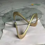 Bàn Trà Chân Gỗ Lượn Sóng Cao Cấp Kingsofa KS-TAP-BSF001 - Ảnh 6