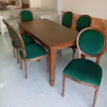 Bộ Bàn Ghế Ăn Louis Tân Cổ Điển 6 Ghế Gỗ Tần Bì KS-BG-0010 - Ảnh 10