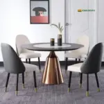 Bàn Tròn Xoay Mặt Đá Nhập Khẩu KS-BC06 - Ảnh 2