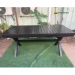 Bàn Nhôm Đúc Ngoài Trời Dài 1m8 kéo ra 2m4 KS-BN030 - Ảnh 3