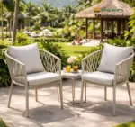 Ghế Sân Vườn Khung Nhôm Nhập Khẩu Cao Cấp KS-SV - Ảnh 2